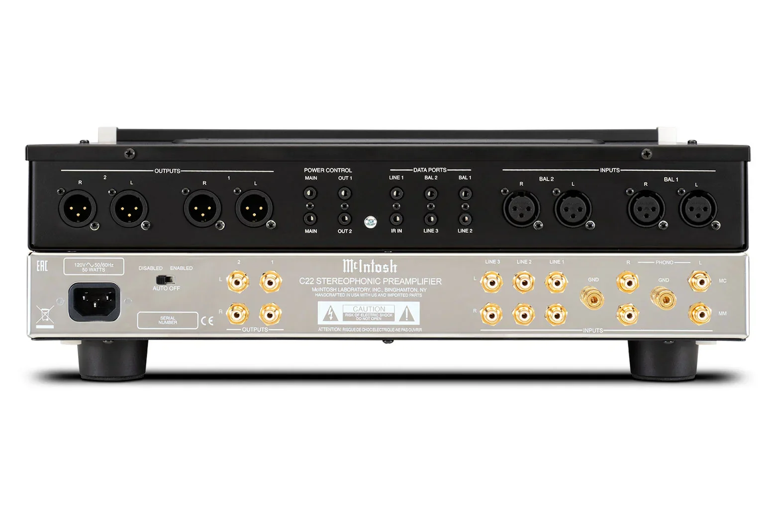 McIntosh - C22 2-Channel Vacuum Tube Preamplifier Mk V - Image 4