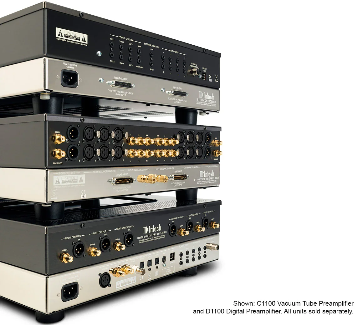 McIntosh - D1100 2-Channel Digital Preamplifier  (Open Box) - Image 8